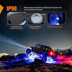 Nilight LED Rock Light Pods Waterproof Under Body Wheel Well Light Exterior - Image 5