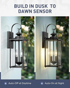 kudos Dusk to Dawn Outdoor Lighting, 18.1 inch Light Sensor Porch Lights - Image 4