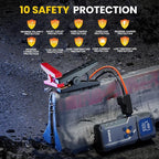 Jump Starter with Air Compressor, 4000A Jump Starter Battery Pack with 150PSI - Image 6