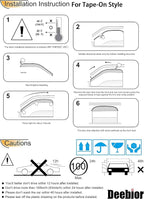 94248 Side Window Visor Wind Vent Deflector - Image 6