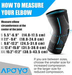 APOYO Elbow Brace for Tendonitis and Tennis Elbow, Compression Sleeve for - Image 4