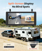 AUTO-VOX 7.2" DVR Portable Solar Wireless Backup Camera:HD 1080P 2 Min Quick - Image 6