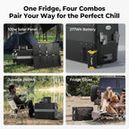 BougeRV 12V Portable Refrigerator Fridge Freezer Portable Car Fridge 53 Quart - Image 7