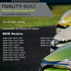 Premium Ceramic Rear Brake Pads Compatible - Image 3