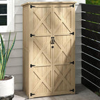 Wooden Garden Shed, Outdoor Storage Cabinet by Zjjseloru