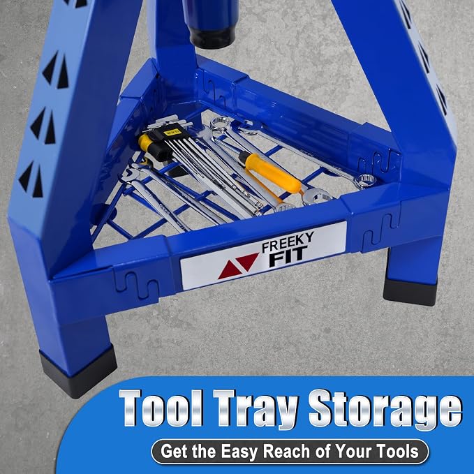 Adjustable Shop Stool, Garage Mechanic Stool Chair, Work Seat - Image 5