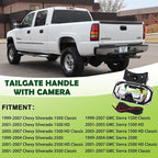 Backup Camera Tailgate Handle Rear View Camera Liftgate Latch Handle Chrome - Image 3
