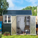 8X6FT Outdoor Steel Storage Shed - Image 7
