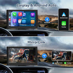 7” Wireless Carplay &Android Auto IPS Touch Screen, Portable Car Stereo - Image 2