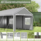 Carport 10x20 Ft, Heavy Duty Car Canopy - Image 5