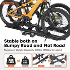CyberRack S2 Ebike Rack, 300 lbs Capacity Foldable Bike Racks - Image 3