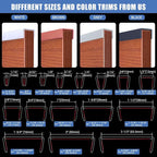 Rubber Edge Trim, Flexible Edge Banding, 5/8" U Channel Furniture Edge Protector - Image 7