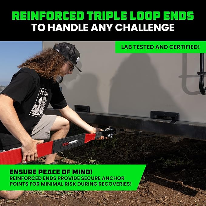Rhino USA Recovery Tow Strap - Image 3