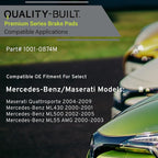 Premium Semi-Metallic Rear Brake Pads Compatible - Image 3