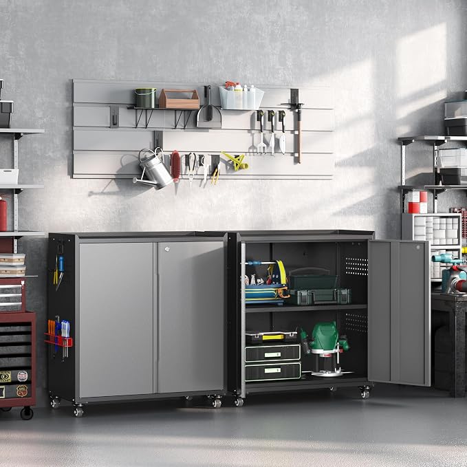 Metal Garage Storage Cabinet - Image 8
