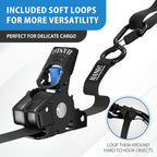 HandT USA Based Retractable Ratchet Straps 1in x 6ft - Image 5