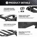 for JK JKU Roof Rack Hard Top Cargo Basket - Image 5