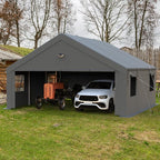 20x20 Carport, Heavy Duty Carport Canopy Garage - Image 9
