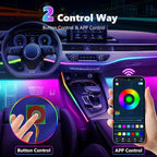 Dreamcolor Acrylic Interior Car Lights, AMKI Car LED Strip Light - Image 6