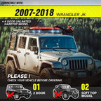 for JK JKU Roof Rack Hard Top Cargo Basket - Image 2
