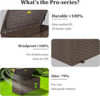 110 Pro Gallon Resin Deck Box, Waterproof Outdoor Storage Bin - Image 9