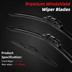 OTUAYAUTO Premium Windshield Wiper Blades - Image 2