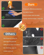 Round BBQ Grill Mat, 48 Inch Double-Sided Fireproof Pad 4-Layer Deck Protector - Image 6