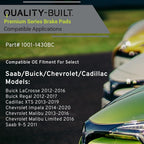 Premium Ceramic Rear Brake Pads Compatible - Image 3