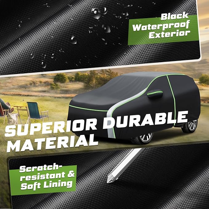 Mixsuper Liner Car Cover for Toyota 4Runner 2002-2026, 7 Layers Waterproof Car - Image 5