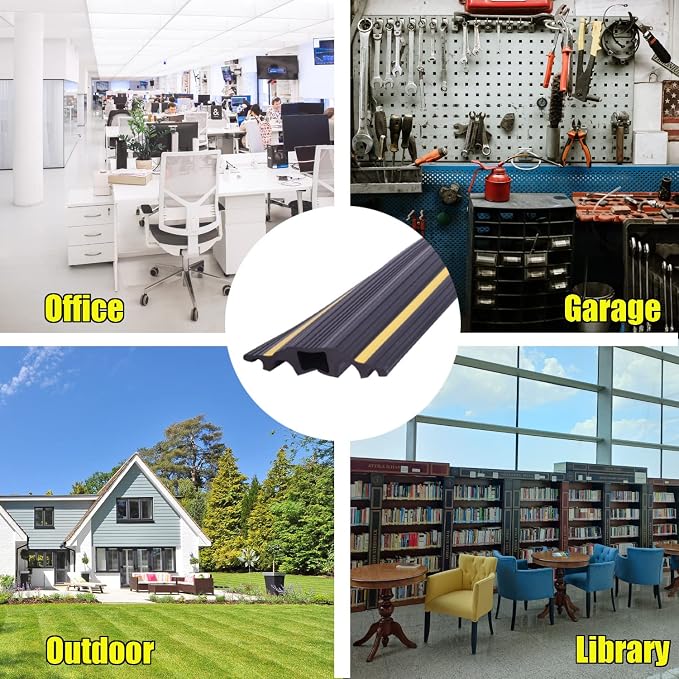 6FT Floor Cord Cover-Cord Cover Floor, Power Cable Protector Soft Extension - Image 7