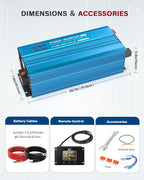 4000 Watt Pure Sine Wave Power Inverter DC 12V to 110/120V AC - Image 7