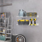 RedCall Heavy-Duty Wall Shelf, 2 Pack Garage Shelf, 23.5" x 12" Large Wall - Image 2