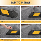 Heavy Duty Rubber Parking Curb - 55000 Lb Capacity - Image 5