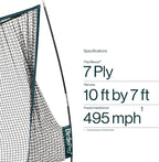 BirdiePro® - American Pro Golf Practice Net – 10x7ft Heavy Duty Golf Hitting - Image 3