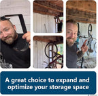 Bike Hooks for Garage Ceiling Mount Rack – Heavy Duty 4X8 Overhead Garage - Image 2