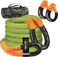 Kinetic Recovery Tow Rope: 1-1/8" x 30ft 48000LBS Snatch Strap by HOKINETY
