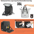 Rhinowalk Motorcycle Saddlebag 35L Waterproof, Quick Release Motorbike Side Bag - Image 3