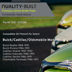 Premium Semi-Metallic Front Brake Pads Compatible - Image 3