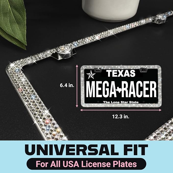 Dazzling Bling License Plate Frame - Image 2