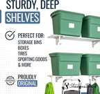 StoreYourBoard 2-Pack Heavy Duty Wall Shelves – Wall-Mounted Garage Storage - Image 4