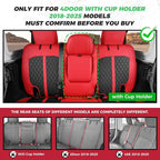 for Jeep Wrangler Seat Covers 4Door JL 2018 2019 2020 2021 2022 2023 2024 2025 - Image 2