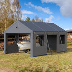 12x20 Carport, Heavy Duty Carport Canopy Garage - Image 7
