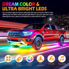 JMTBNO Car Underglow Neon Accent Strip Lights - Image 2