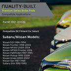 Premium Ceramic Front Brake Pads Compatible - Image 3