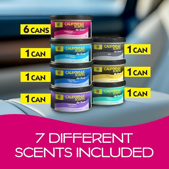 Can Air Freshener and Odor Neutralizer by California Scents, 1.5 Oz Each - Image 2