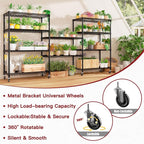 PrimeZone 3 Packs 36" W x 16" D x 79" H Wire Storage Shelves - Image 8