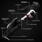J.A.G. Leather Motorcycle Gloves - Image 4