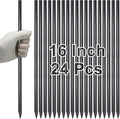 VVOKGO Rebar Stakes 16 Inches Ground Concrete Form Stakes, Straight Metal by VVOKGO