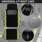 NBTEPEM Bling Car Floor Mats Full Set, Universal Fit Most Cars - Image 7