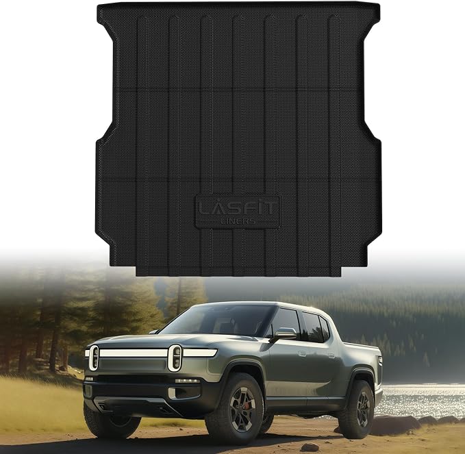 LASFIT Truck Bed Mat Fits for Rivian R1T 2025 2024 2023 2022 Accessories by LASFIT